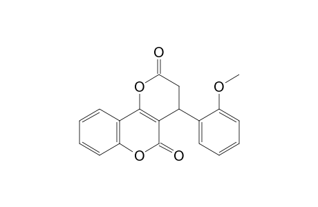 2H,5H-Pyrano[3,2-c][1]benzopyran-2,5-dione, 3,4-dihydro-4-(2-methoxyphenyl)-