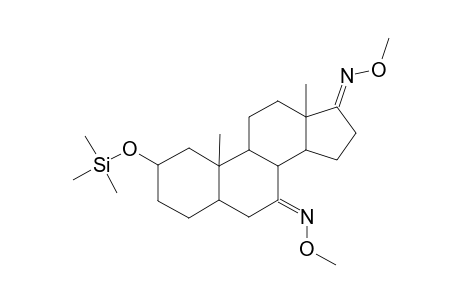 5.ALPHA.-ANDROSTAN-2.BETA.-OL-7,17-DIONE(7,17-DI-O-METHYLOXIME-2.BETA.-TRIMETHYLSILYL ETHER)