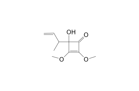 4-Hydroxy-2,3-dimethoxy-4-(1-methyl-2-propenyl)-2-cyclobuten-1-one