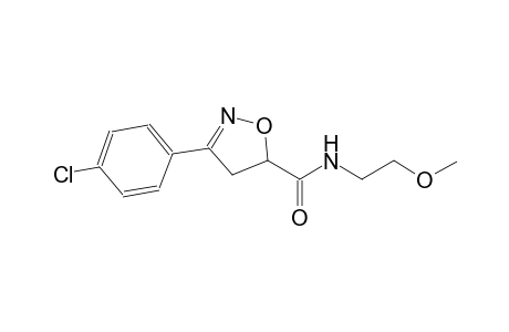 5-isoxazolecarboxamide, 3-(4-chlorophenyl)-4,5-dihydro-N-(2-methoxyethyl)-