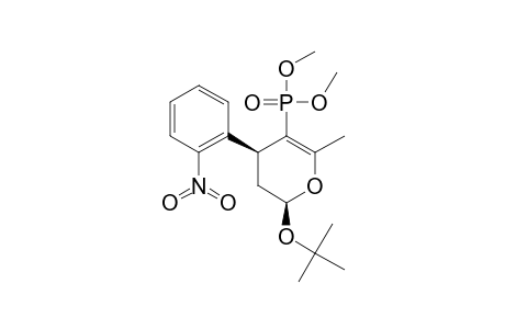 2-TERT.-BUTOXY-5-(DIMETHOXYPHOSPHORYL)-3,4-DIHYDRO-6-METHYL-4-(2-NITROPHENYL)-2H-PYRAN;CIS-ISOMERE