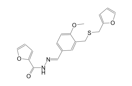 N'-[(E)-(3-{[(2-furylmethyl)sulfanyl]methyl}-4-methoxyphenyl)methylidene]-2-furohydrazide