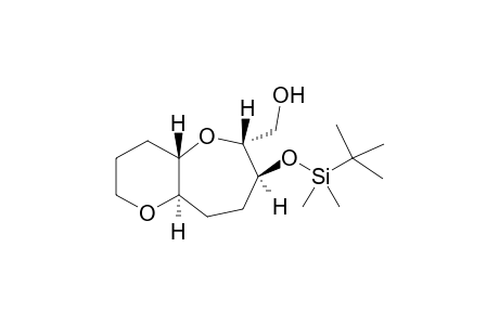 (4aS,6R,7S,9aS)-[7-(tert-Butyldimethylsiloxy)-6-(hydroxymethyl)-2,3,4,4a,8,9-hexahydropyrano[3,2-b]oxepane