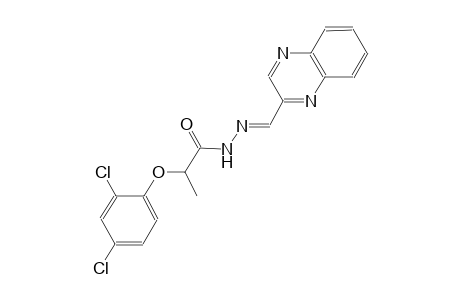 2-(2,4-dichlorophenoxy)-N'-[(E)-2-quinoxalinylmethylidene]propanohydrazide