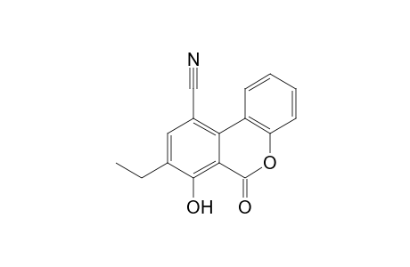 8-Ethyl-7-hydroxy-6-keto-benzo[c]chromene-10-carbonitrile