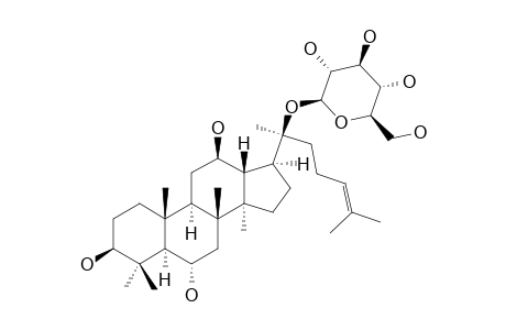 GINSENOSIDE-F1;20-O-BETA-D-GLUCOPYRANOSYL-(20S)-PROTOPANAXATRIOL;G-F1