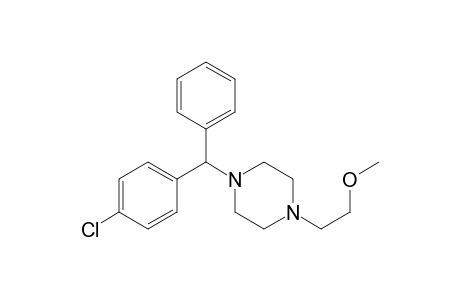 1-(2-Methoxyethyl)-4-((4-chlorophenyl)phenylmethyl)piperazine