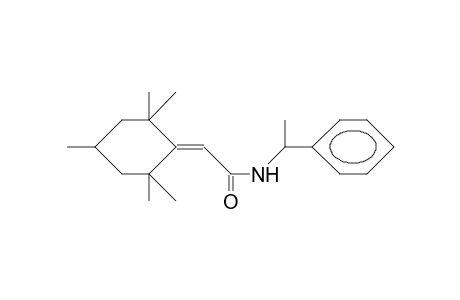 (1'S,R)-N-(1'-Phenyl-ethyl)-2,2,4,6,6-pentamethyl-cyclohexylidene-acetamide
