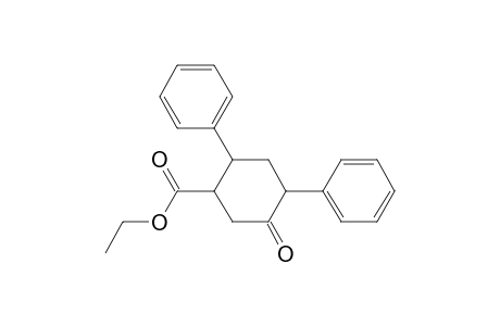 Ethyl ester of 5-oxo-2,4-diphenylcyclohexanecarboxylic acid