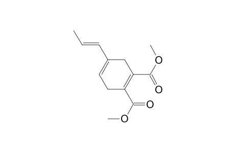 dimethyl 1-propenyl-2,5-dihydrobenzene-3,4-dicarboxylate