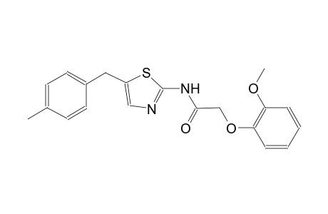 acetamide, 2-(2-methoxyphenoxy)-N-[5-[(4-methylphenyl)methyl]-2-thiazolyl]-