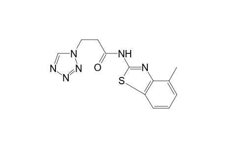 1H-1,2,3,4-Tetrazole-1-propanamide, N-(4-methyl-1,3-benzothiazol-2-yl)-