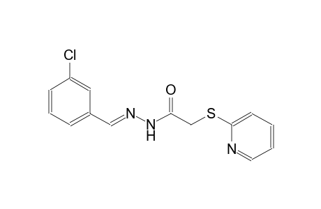 N'-[(E)-(3-chlorophenyl)methylidene]-2-(2-pyridinylsulfanyl)acetohydrazide