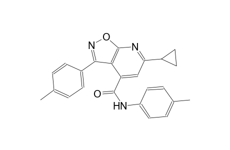 isoxazolo[5,4-b]pyridine-4-carboxamide, 6-cyclopropyl-N,3-bis(4-methylphenyl)-