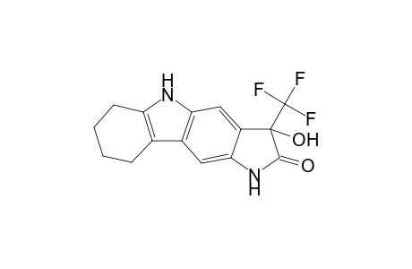 1H-Pyrrolo[3,2-b]carbazol-2-one, 3-hydroxy-3-trifluoromethyl-3,5,6,7,8,9-hexahydro-