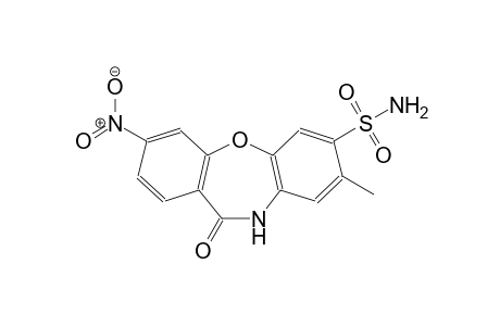 dibenzo[b,f][1,4]oxazepine-7-sulfonamide, 10,11-dihydro-8-methyl-3-nitro-11-oxo-