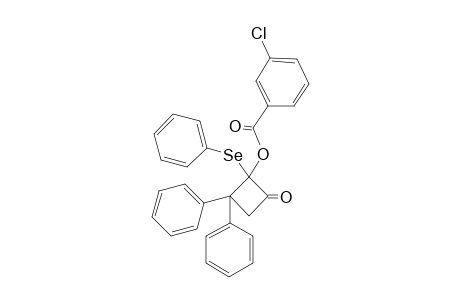 (4-oxidanylidene-2,2-diphenyl-1-phenylselanyl-cyclobutyl) 3-chloranylbenzoate