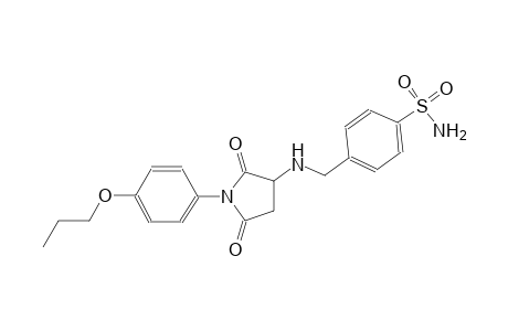 4-({[2,5-dioxo-1-(4-propoxyphenyl)-3-pyrrolidinyl]amino}methyl)benzenesulfonamide