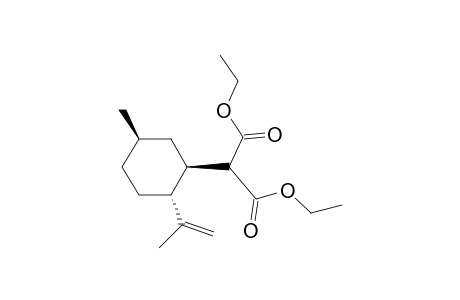 2-[(1R,2R,5R)-2-isopropenyl-5-methyl-cyclohexyl]malonic acid diethyl ester