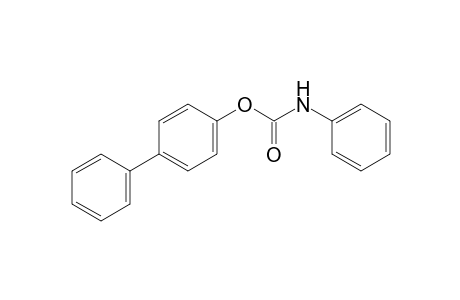 4-biphenylol, carbanilate