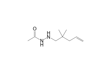 1-(2,2-Dimethyl-4-pentenyl)-2-acetyl hydrazine
