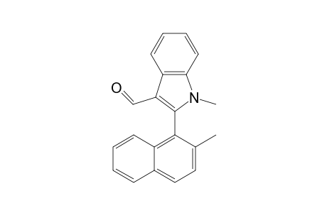 1-Methyl-2-(2'-methyl-1'-naphthyl)-1H-indole-3-carbaldehyde