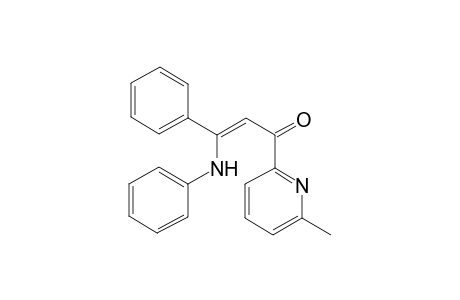 (Z)-1-(6-Methylpyridin-2-yl)-3-phenyl-3-(phenylamino)prop-2-en-1-one