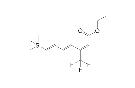 (2E,4E,6E)-3-(trifluoromethyl)-7-trimethylsilyl-hepta-2,4,6-trienoic acid ethyl ester