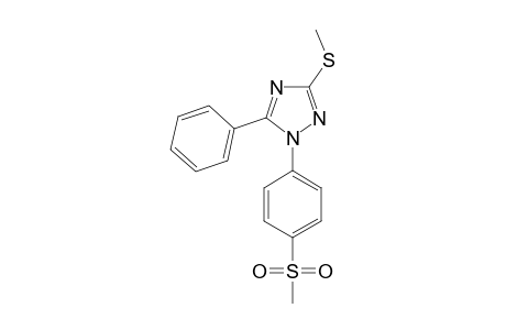 1-[4-(METHYLSULFONYL)-PHENYL]-3-(METHYLTHIO)-5-PHENYL-1H-1,2,4-TRIAZOLE