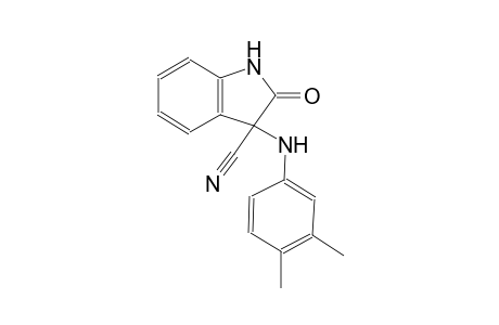 1H-indole-3-carbonitrile, 3-[(3,4-dimethylphenyl)amino]-2,3-dihydro-2-oxo-