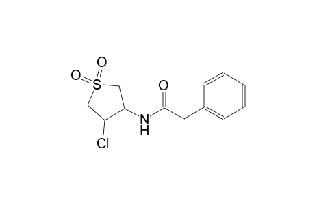 benzeneacetamide, N-(4-chlorotetrahydro-1,1-dioxido-3-thienyl)-