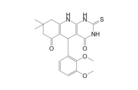 5-(2,3-dimethoxyphenyl)-8,8-dimethyl-2-thioxo-2,3,5,8,9,10-hexahydropyrimido[4,5-b]quinoline-4,6(1H,7H)-dione