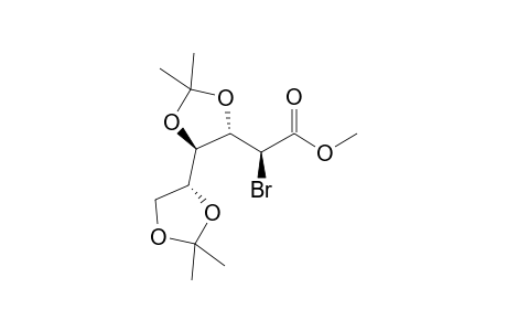 Methyl 2-bromo-2-deoxy-3,4;5,6-di-O-isopropylidene-D-mannonoate