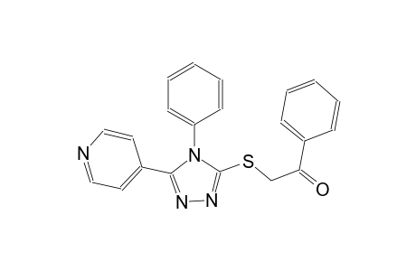 1-phenyl-2-{[4-phenyl-5-(4-pyridinyl)-4H-1,2,4-triazol-3-yl]sulfanyl}ethanone