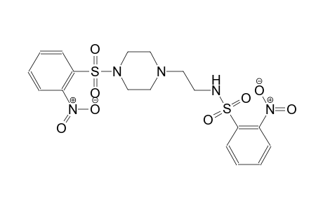 2-nitro-N-(2-{4-[(2-nitrophenyl)sulfonyl]-1-piperazinyl}ethyl)benzenesulfonamide