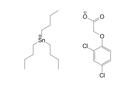 Acetic acid, (2,4-dichlorophenoxy)-, tributyl stannylium , salt