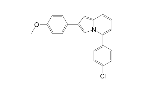 5-(4-Chlorophenyl)-2-(4-methoxyphenyl)indolizine