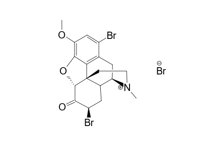 1,7-BETA-DIBROMODIHYDROCODEINONE-HYDROBROMIDE