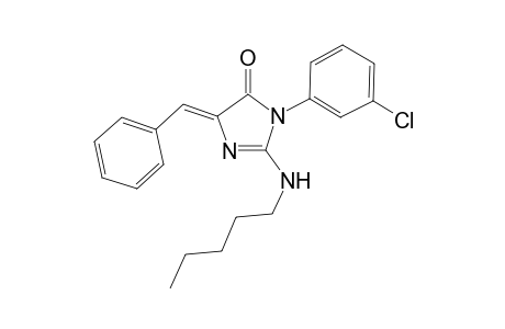 4-Benzylidene-1-(3-chlorophenyl)-2-(pentylamino)-1H-imidazol-5(4H)-one