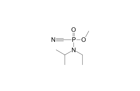 O-methyl N-ethyl N-isopropyl phosphoramidocyanidate