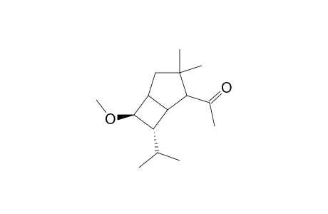 (6RS,7SR)-3,3-Dimethyl-7-isopropyl-6-methoxybicyclo[3.2.0]hept-2-yl Methyl Ketone