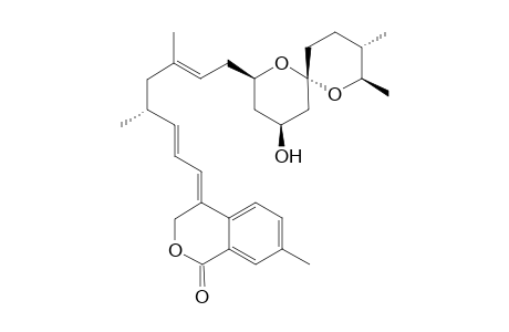 1,7-Dioxaspiro[5.5]undecane, 1H-2-benzopyran-1-one deriv.