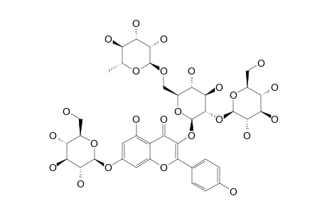KAEMPFEROL-3-O-[2(G)-GLUCOSYLRUTINOSIDE]-7-O-GLUCOPYRANOSIDE