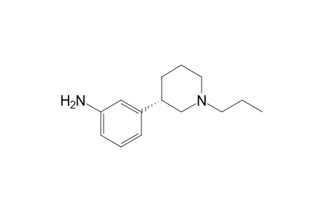 3-[(3S)-1-propyl-3-piperidinyl]aniline