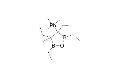 2,1,3-Oxadiborolane, 1,3,4,5,5-pentaethyl-4-trimethylplumbyl-