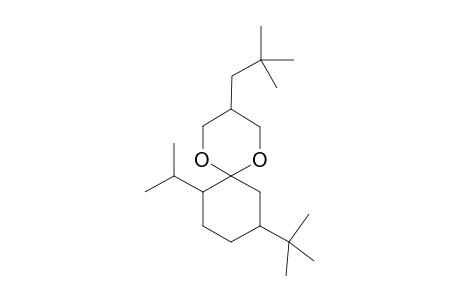 3'-tert-Butyl-6'-isopropyl-4-(2,2-dimethylpropyl)spiro[dioxalane-2,1'-cyclohexane]