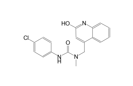 urea, N'-(4-chlorophenyl)-N-[(2-hydroxy-4-quinolinyl)methyl]-N-methyl-