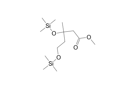 Pentanoic acid, 3-methyl-3,5-bis[(trimethylsilyl)oxy]-, methyl ester