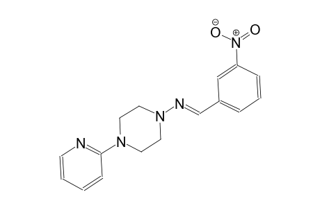 1-piperazinamine, N-[(E)-(3-nitrophenyl)methylidene]-4-(2-pyridinyl)-