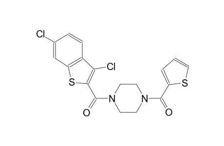 1-[(3,6-dichloro-1-benzothien-2-yl)carbonyl]-4-(2-thienylcarbonyl)piperazine